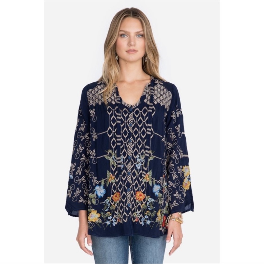 Johnny Was LUCA BLOUSE Size Medium NWT